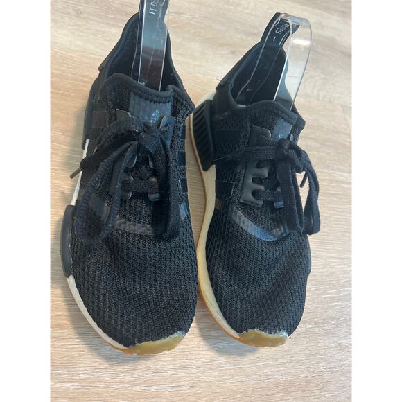 Adidas Originals NMD_R1 BOOST Black White Gum B42200 Mens Size 6 Womens 7.5/8 - Picture 2 of 10